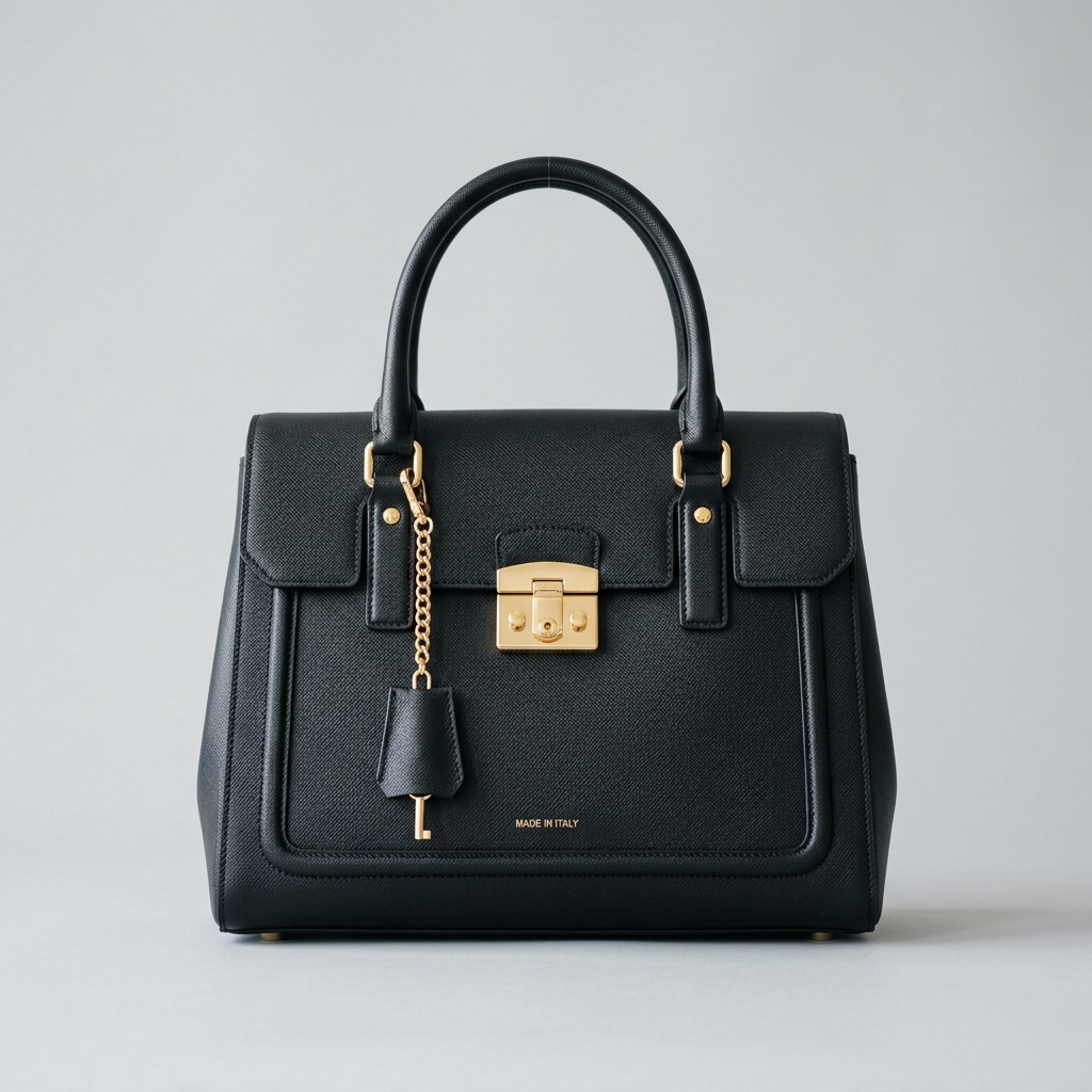 Céleste Structured Saffiano Satchel