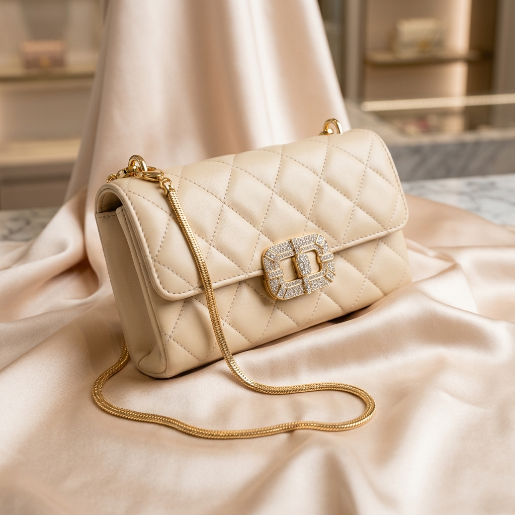 Monaco Quilted Petite Evening Clutch