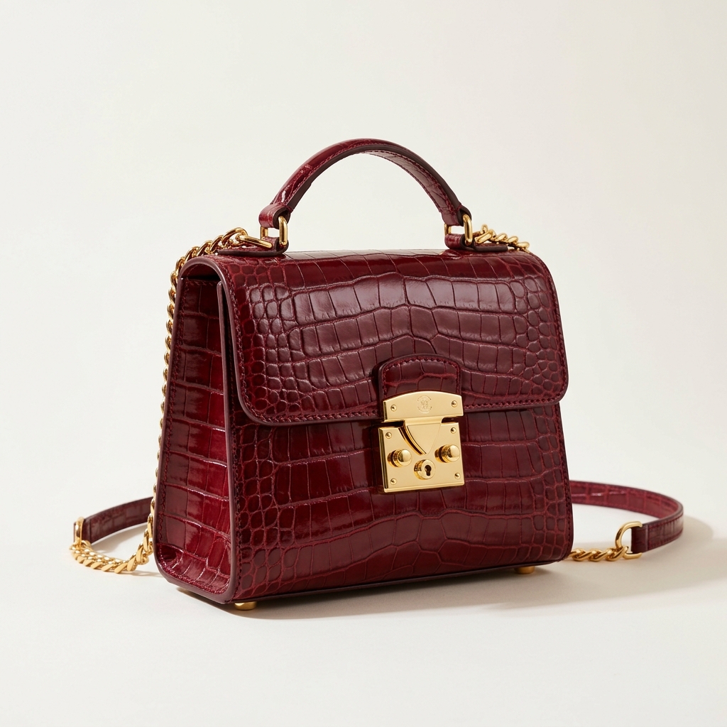 The Sovereign Croc-Embossed Pocketbook